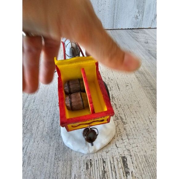 Lemax brewery wagon carriage enchanted Forest Xmas accessory horse - Picture 3 of 8